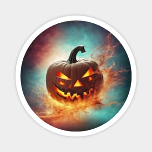 Dazzling pumpkin Magnet